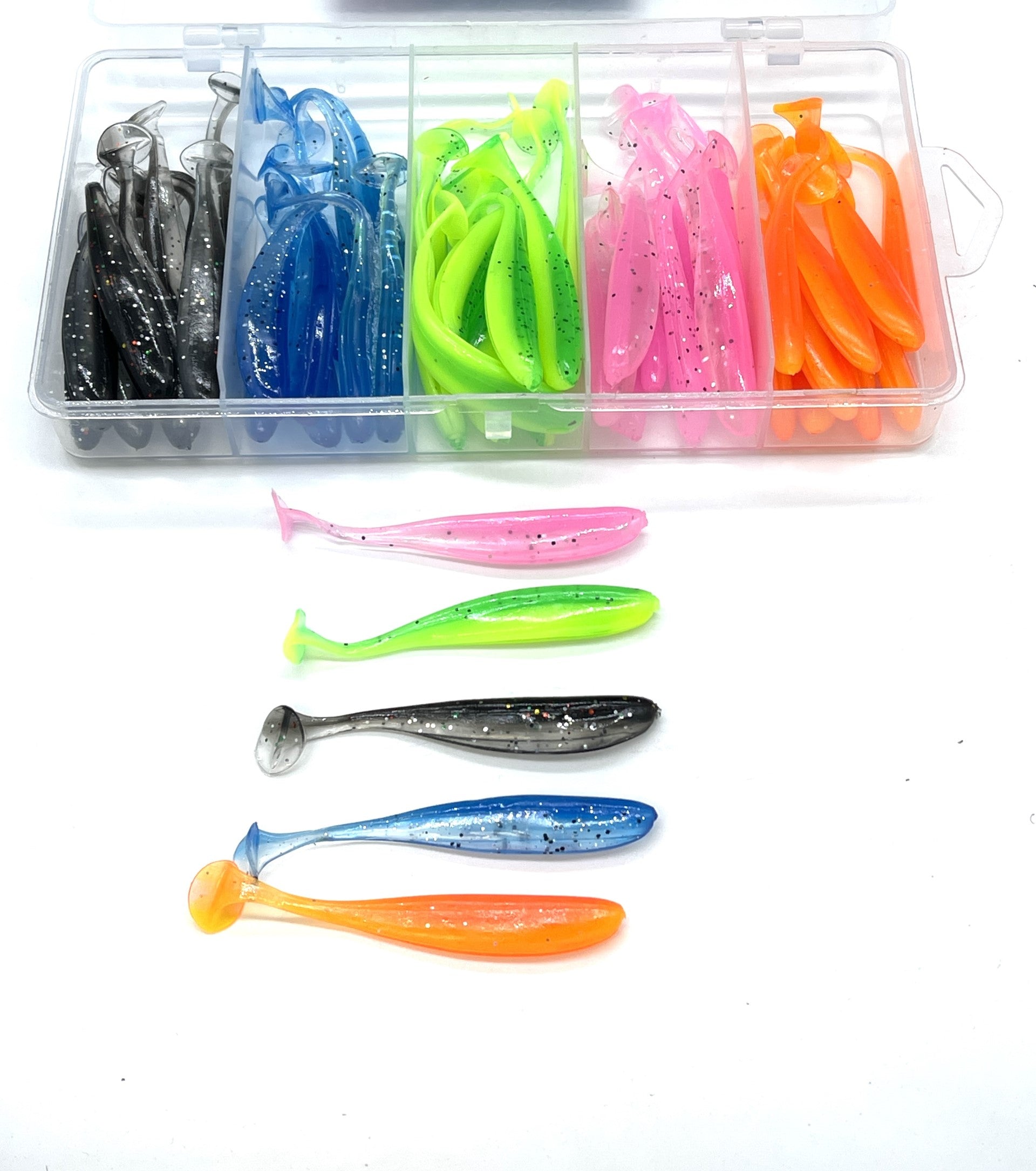 Soft Plastic Kits- 50Pcs – Walleye Nation Creations Soft Plastic Kits- 50Pcs – Walleye Nation Creations