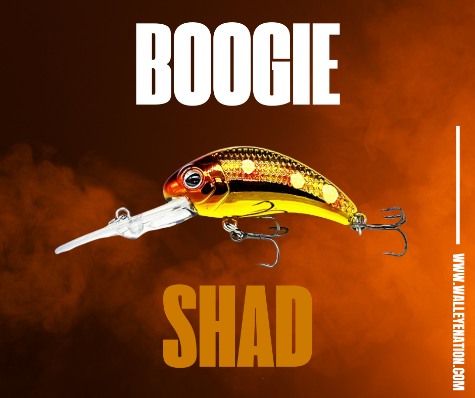 big walleye fishing lures Mega Mega Crankbait Walleye gold Made with precision Walleye Nation Creations
