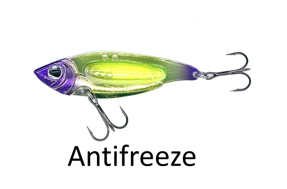 cut up fishing lures. sold by watalure RIP~N~RATTLE Blade Bait $6.99 Width=8mm Daiwa Lexa Baitcasting Reels The ultra Color:Cold Steel